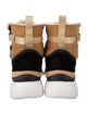 Chloé Suede Colorblock Pattern Sock Sneakers