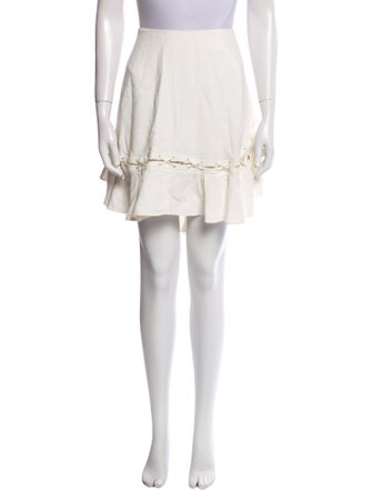 Chloé Braided Accents Mini Skirt