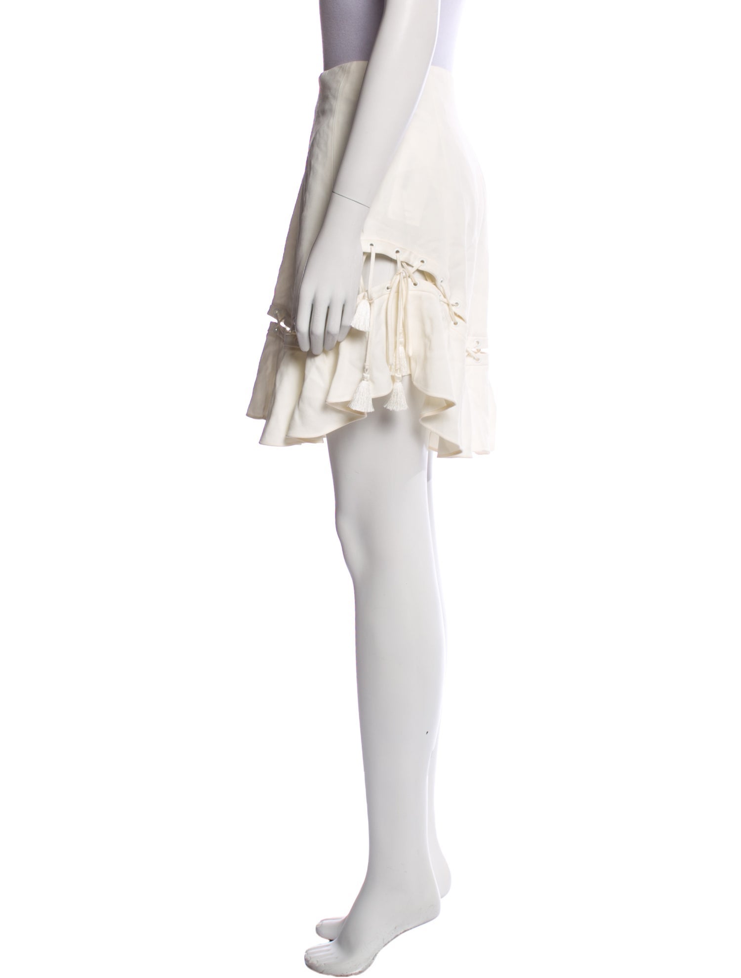 Chloé Braided Accents Mini Skirt