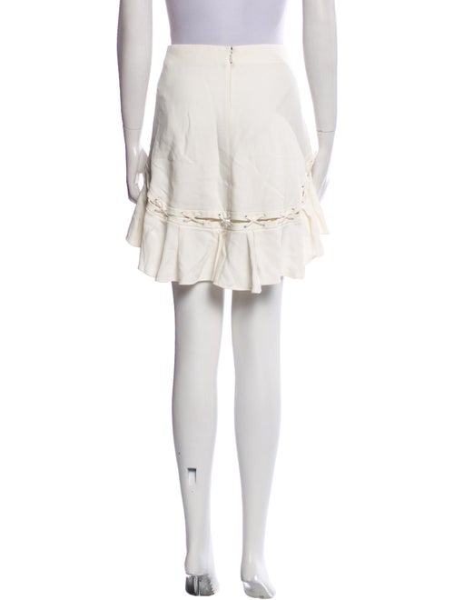 Chloé Braided Accents Mini Skirt