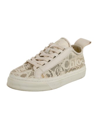 Chloé Lace Lace Trim Embellishment Sneakers