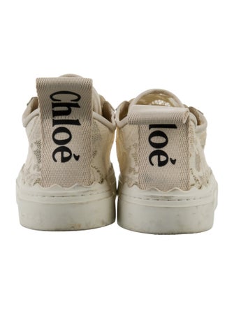 Chloé Lace Lace Trim Embellishment Sneakers