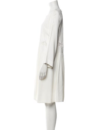 Chloé Bateau Neckline Knee-Length Dress