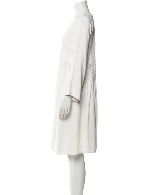 Chloé Bateau Neckline Knee-Length Dress