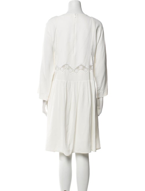 Chloé Bateau Neckline Knee-Length Dress