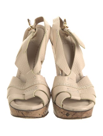 Chloé Leather Slingback Sandals