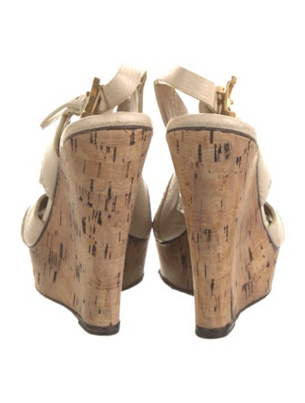 Chloé Leather Slingback Sandals