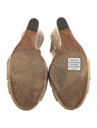 Chloé Leather Slingback Sandals