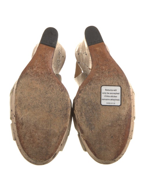 Chloé Leather Slingback Sandals