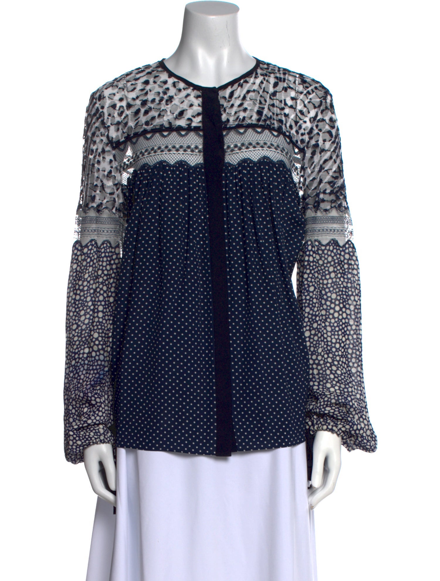 Chloé 2016 Silk Button-Up Top