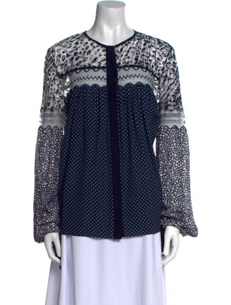 Chloé 2016 Silk Button-Up Top