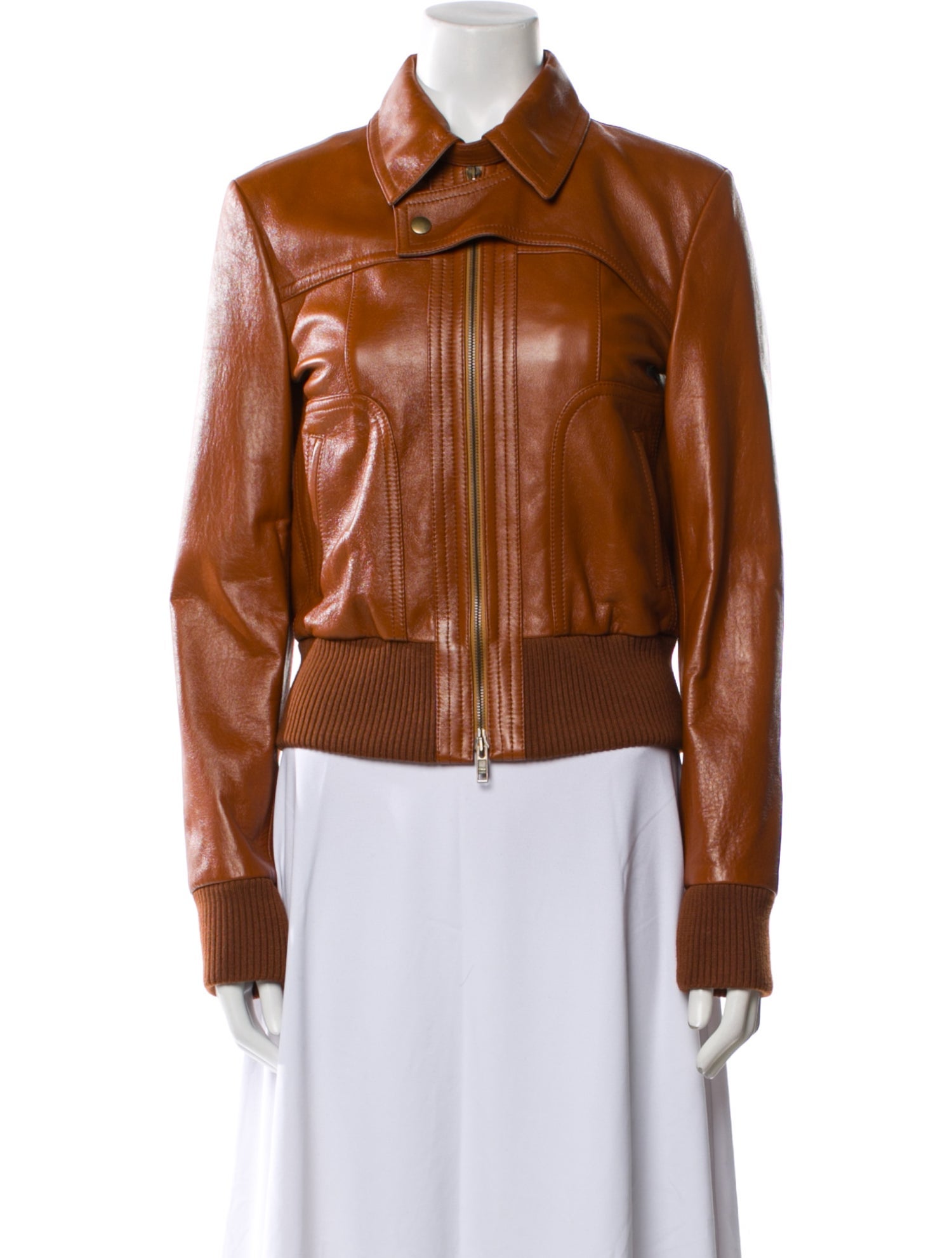 Chloé Lamb Leather Biker Jacket