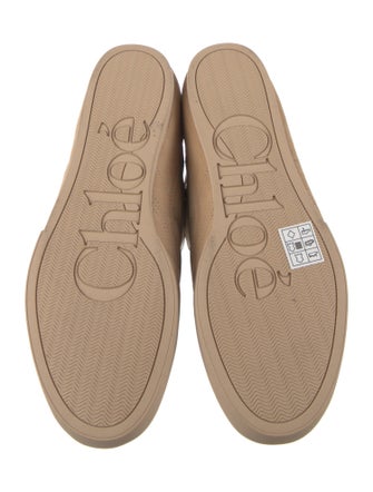 Chloé Leather Wedge Sneakers
