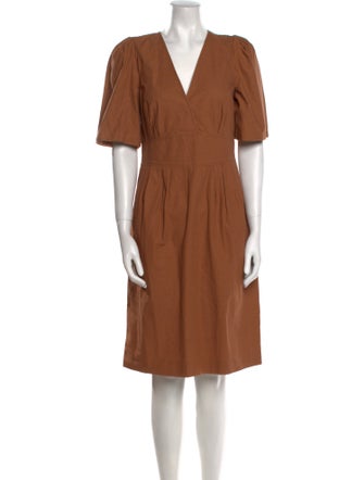 Chloé V-Neck Knee-Length Dress