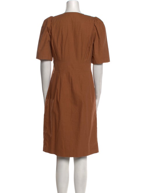 Chloé V-Neck Knee-Length Dress