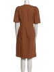 Chloé V-Neck Knee-Length Dress