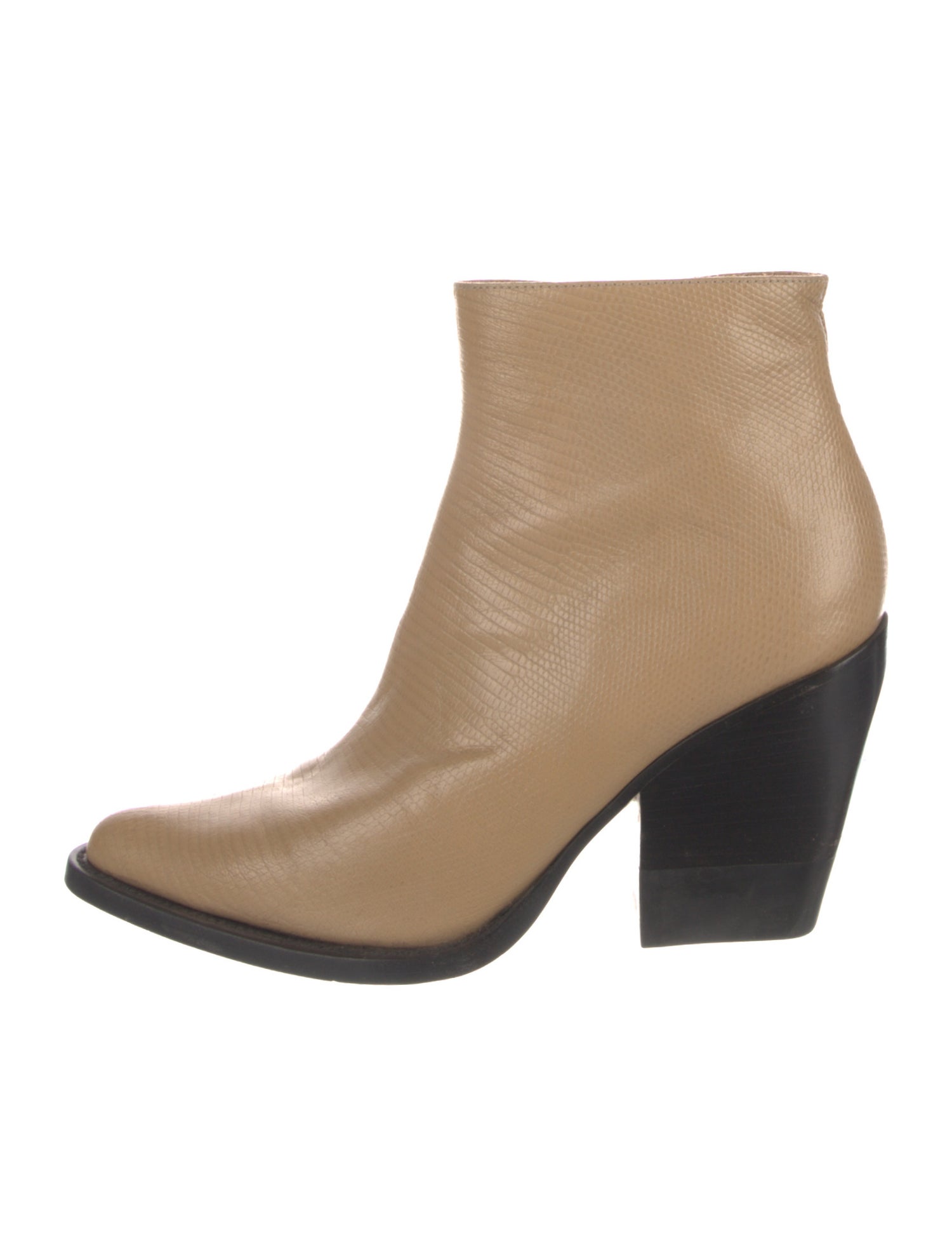 Chloé Embossed Leather Boots