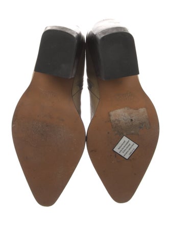 Chloé Embossed Leather Boots