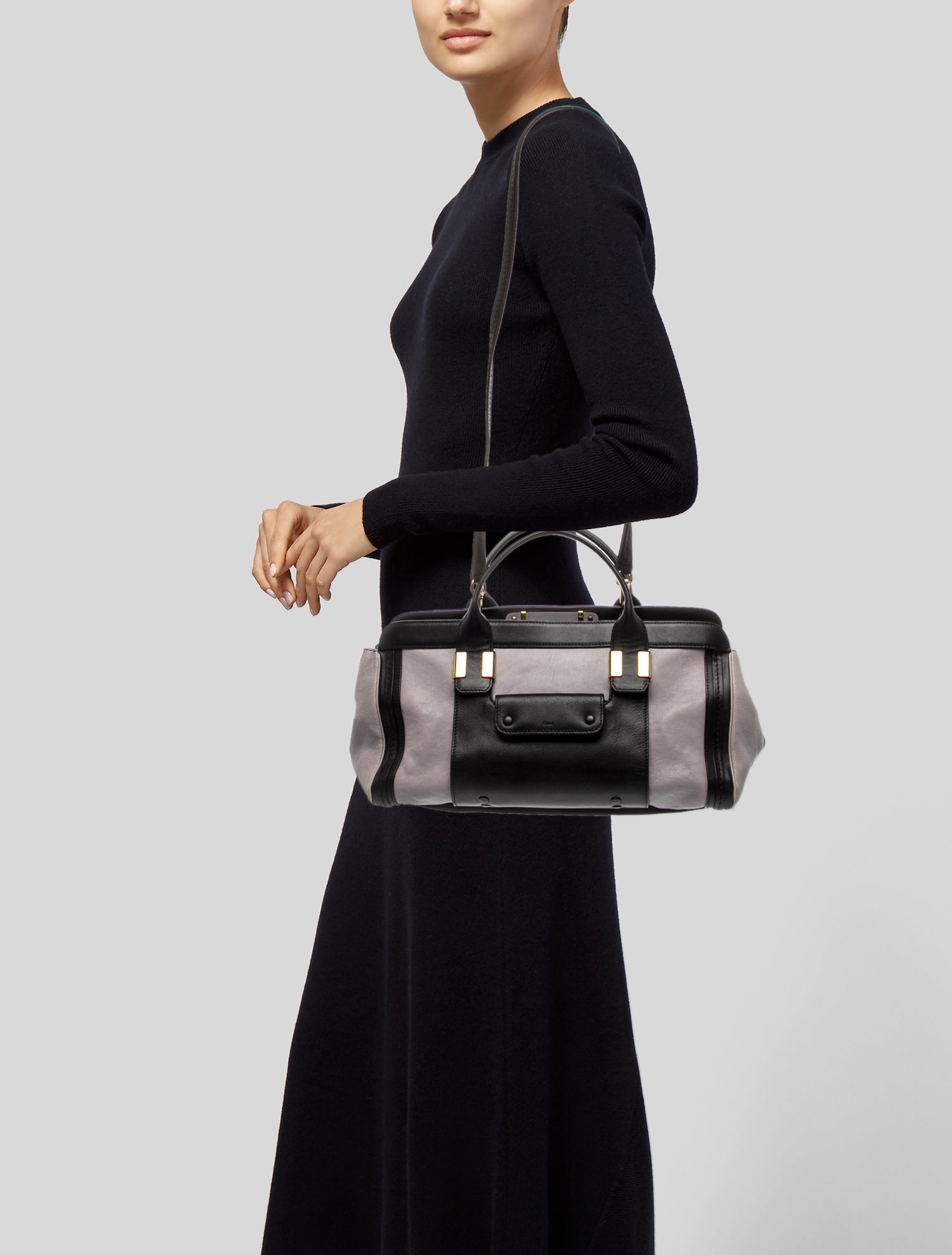 Chloé Leather Top Handle Bag