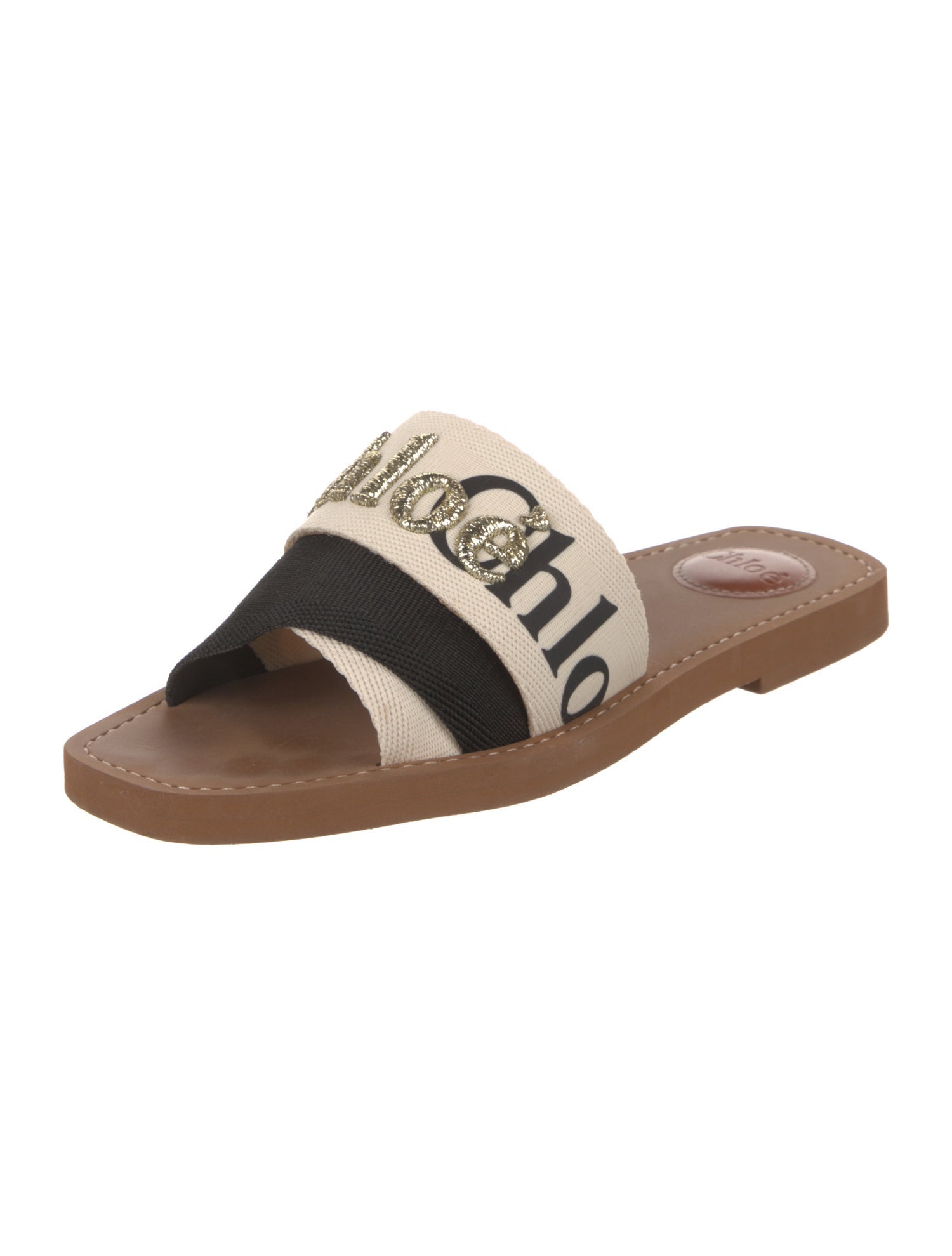 Chloé Canvas Printed Slides