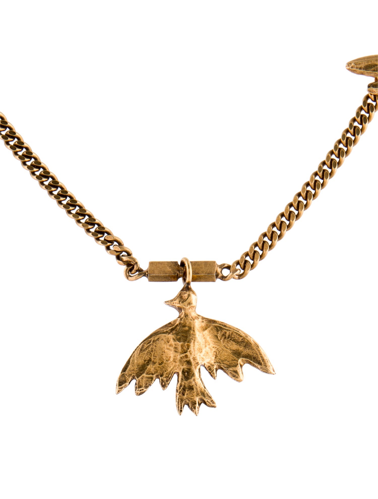 Chloé Bird Charm Choker Necklace