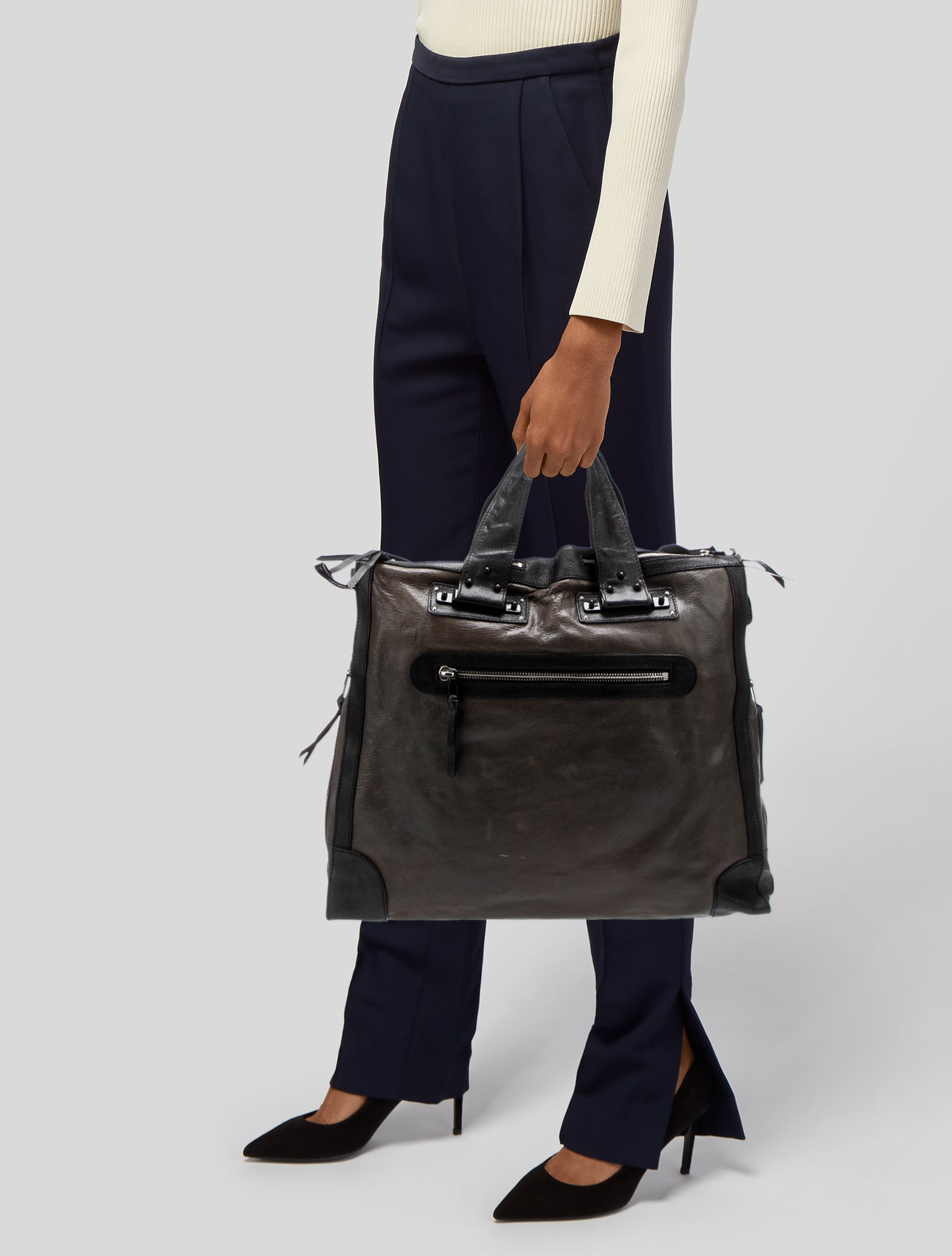 Chloé Leather Weekender Bag