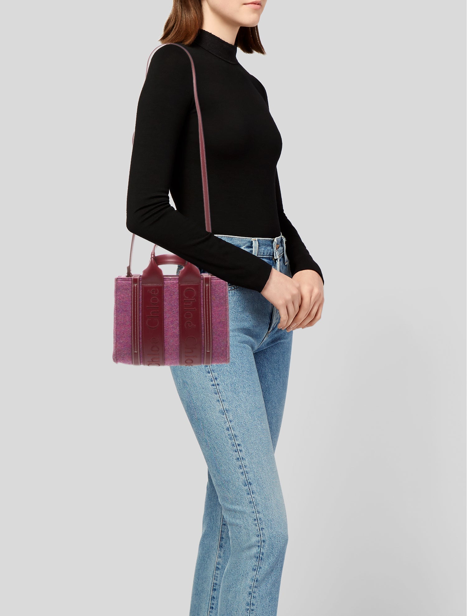 Chloé Canvas Top Handle Bag