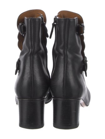 Chloé Leather Lace-Up Boots