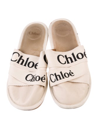 Chloé Leather Printed Mules
