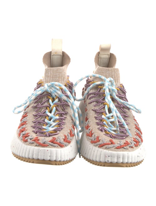 Chloé Colorblock Pattern Sneakers