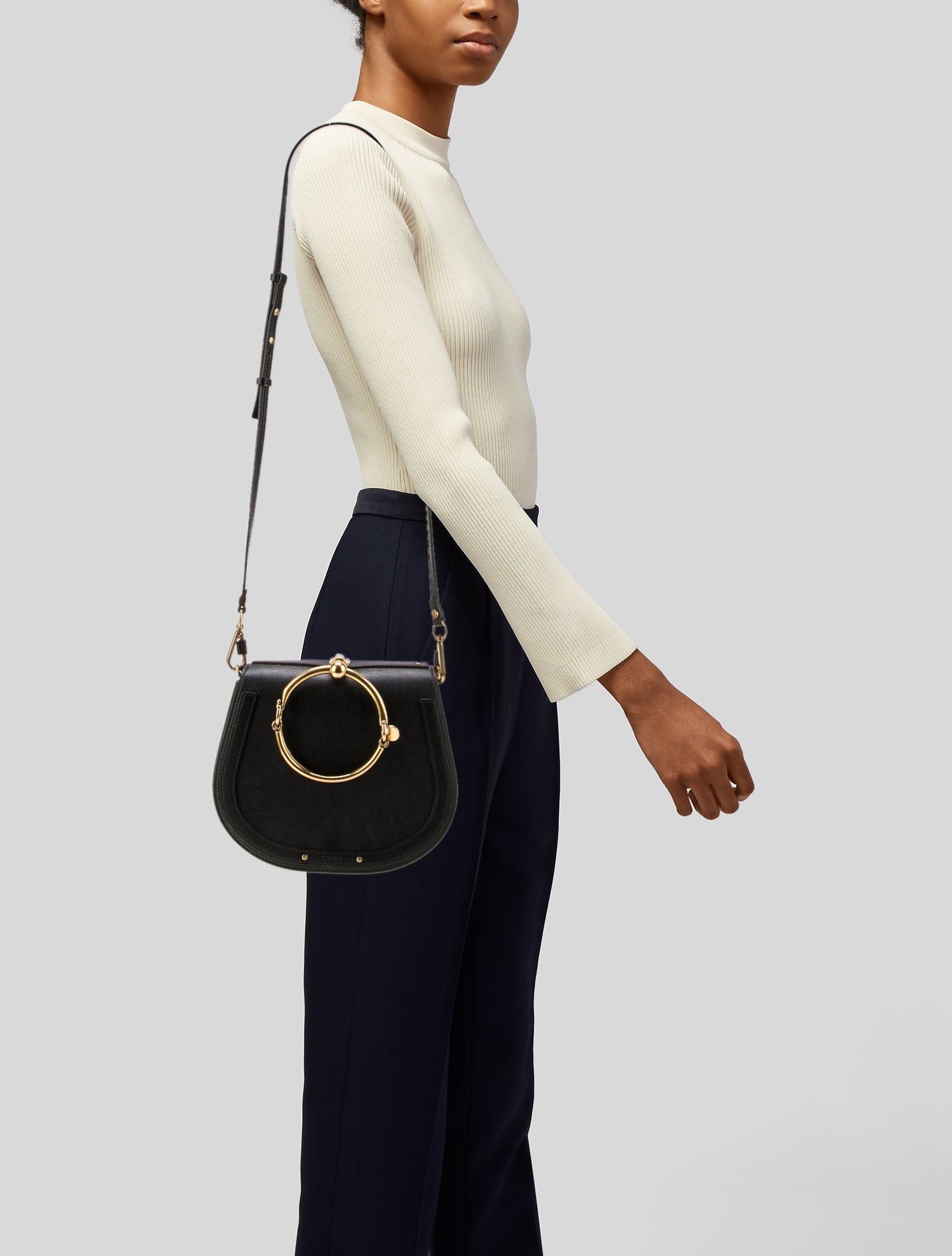 Chloé Leather Nile Bracelet Bag