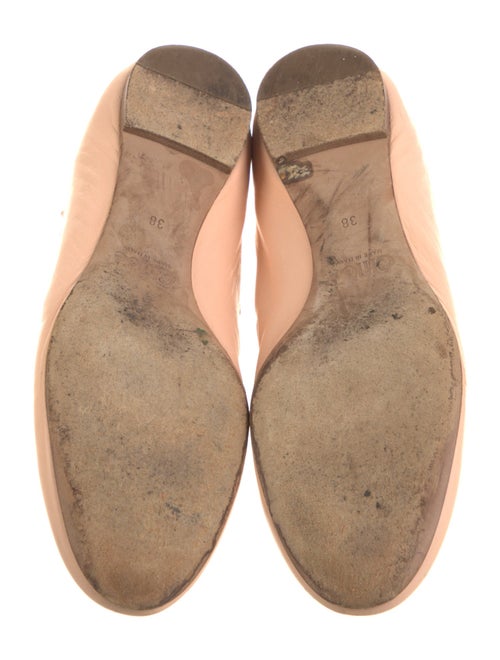Chloé Leather Scalloped Accent Ballet Flats