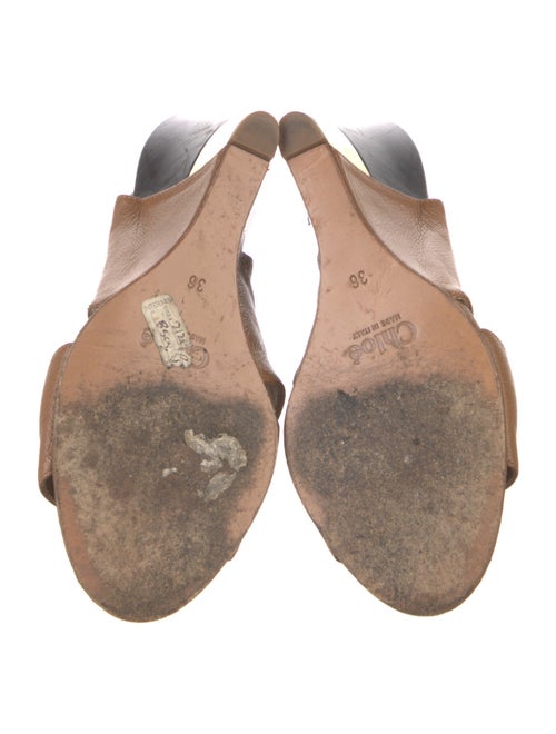 Chloé Leather Slingback Sandals