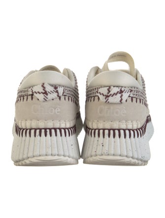 Chloé Whipstitch Trim Sneakers
