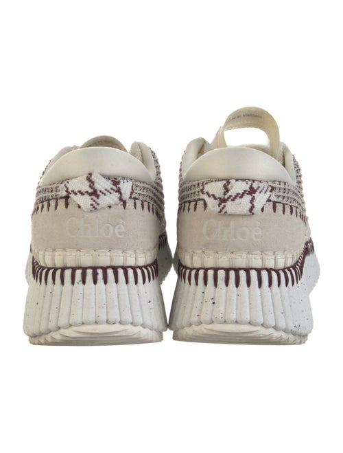 Chloé Whipstitch Trim Sneakers