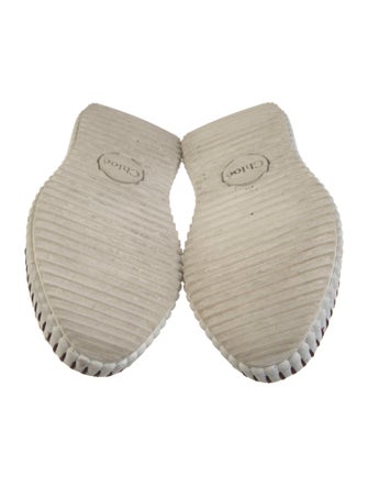 Chloé Whipstitch Trim Sneakers