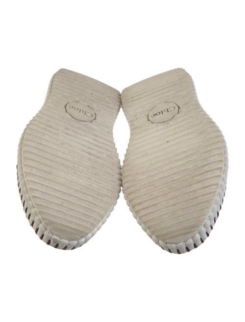 Chloé Whipstitch Trim Sneakers