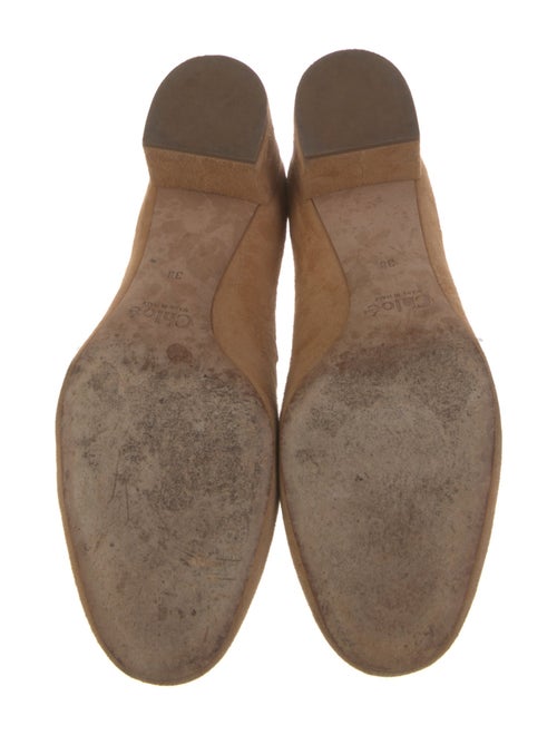 Chloé Suede Scalloped Accent Pumps