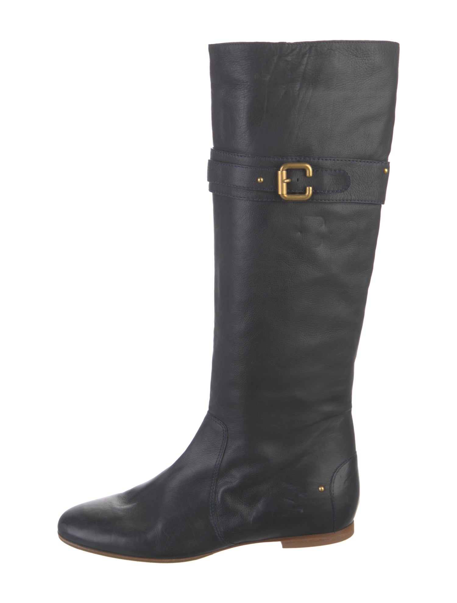Chloé Leather Riding Boots