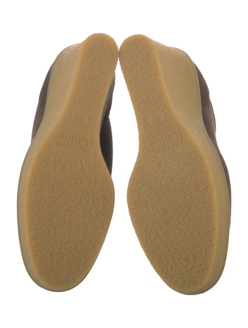 Chloé Suede Fur Trim Boots