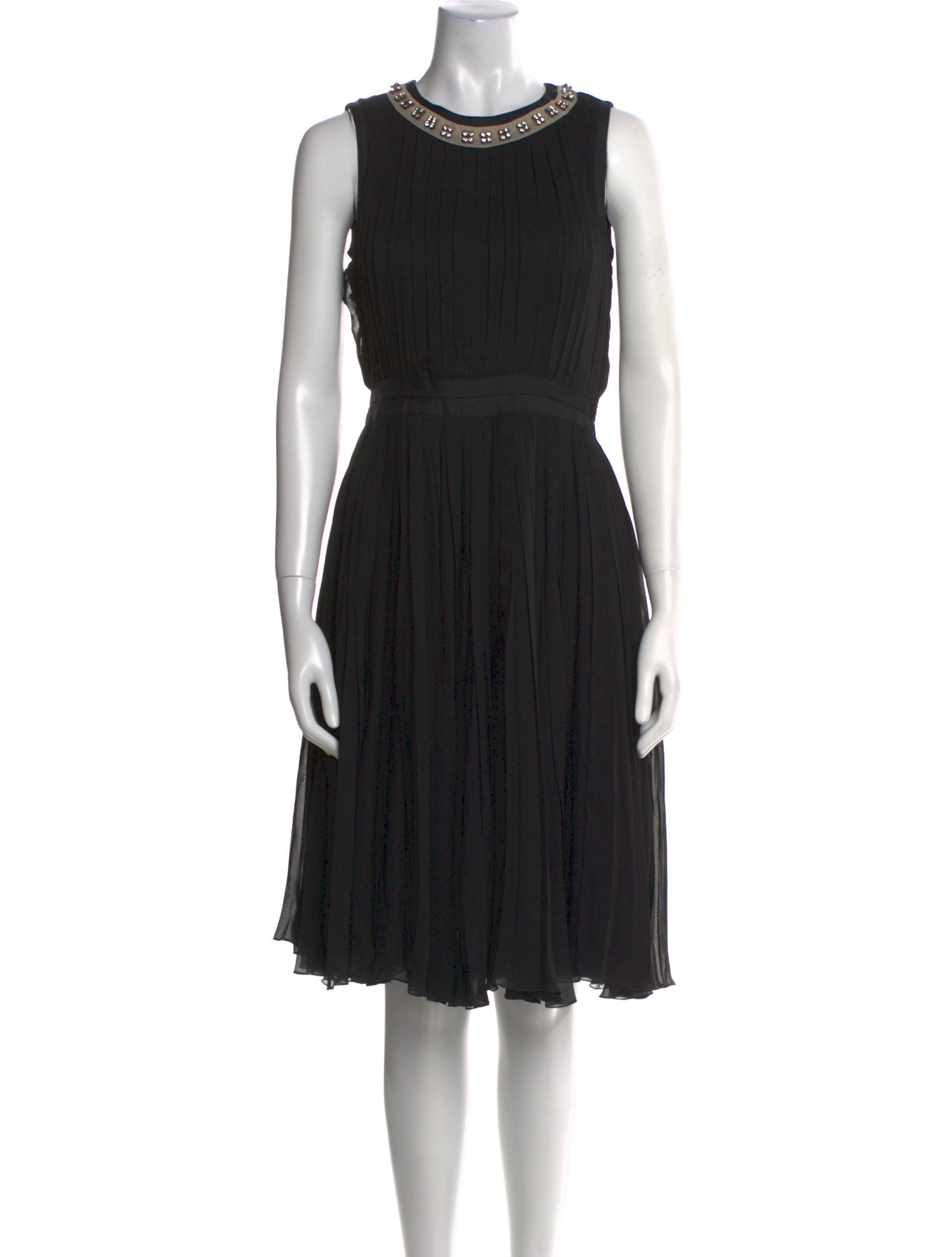 Chloé Crew Neck Knee-Length Dress