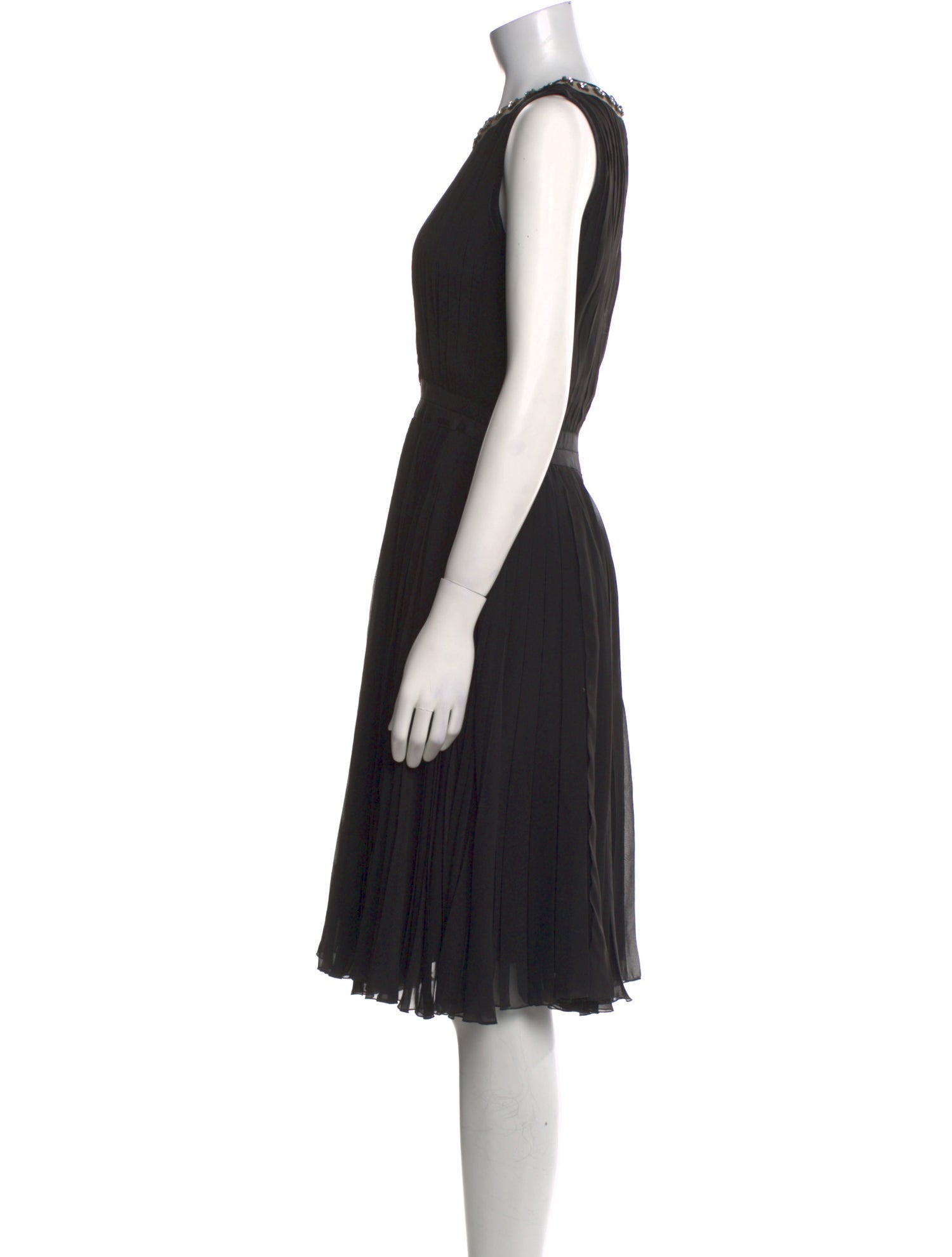 Chloé Crew Neck Knee-Length Dress