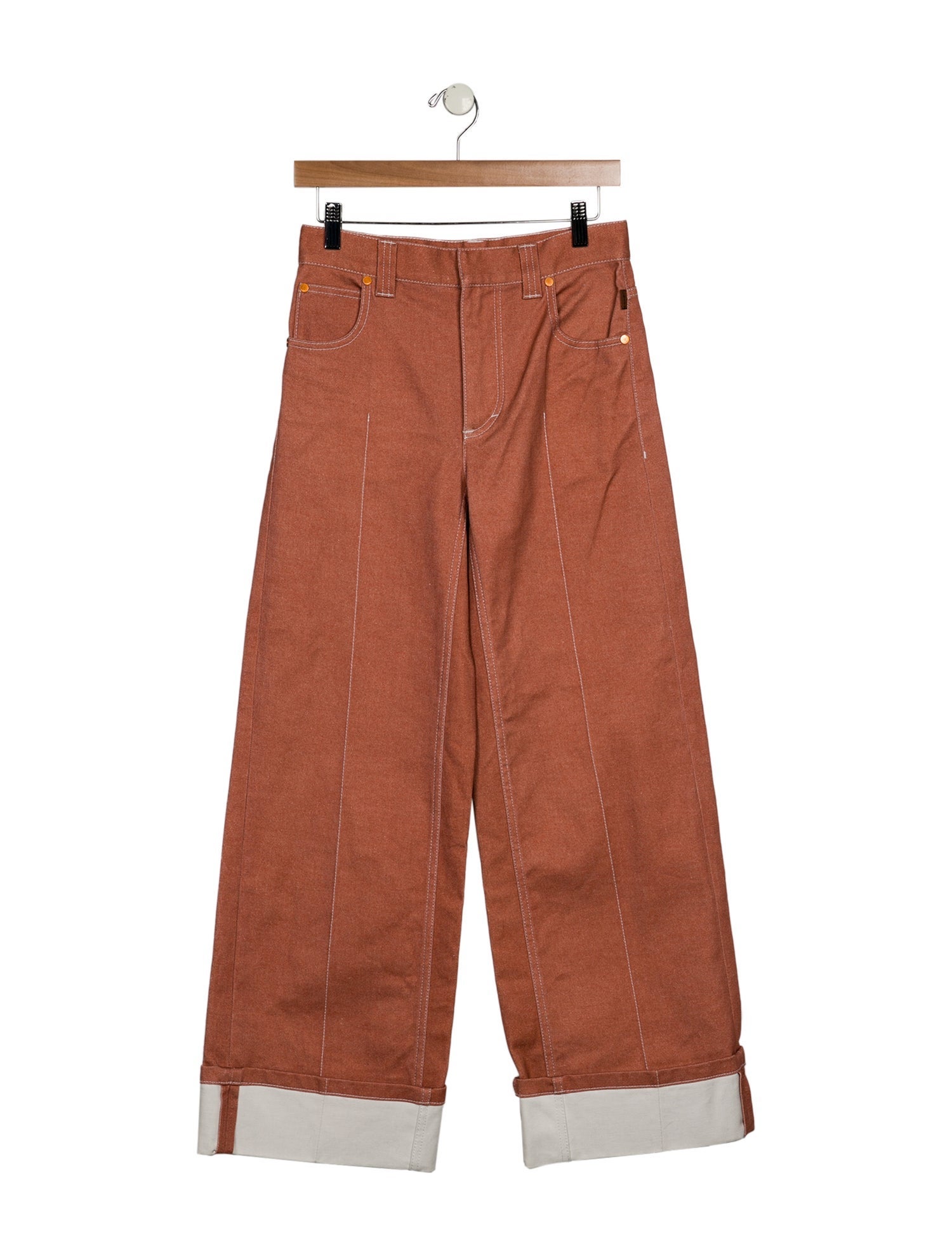 Chloé Mid-Rise Wide Leg Jeans