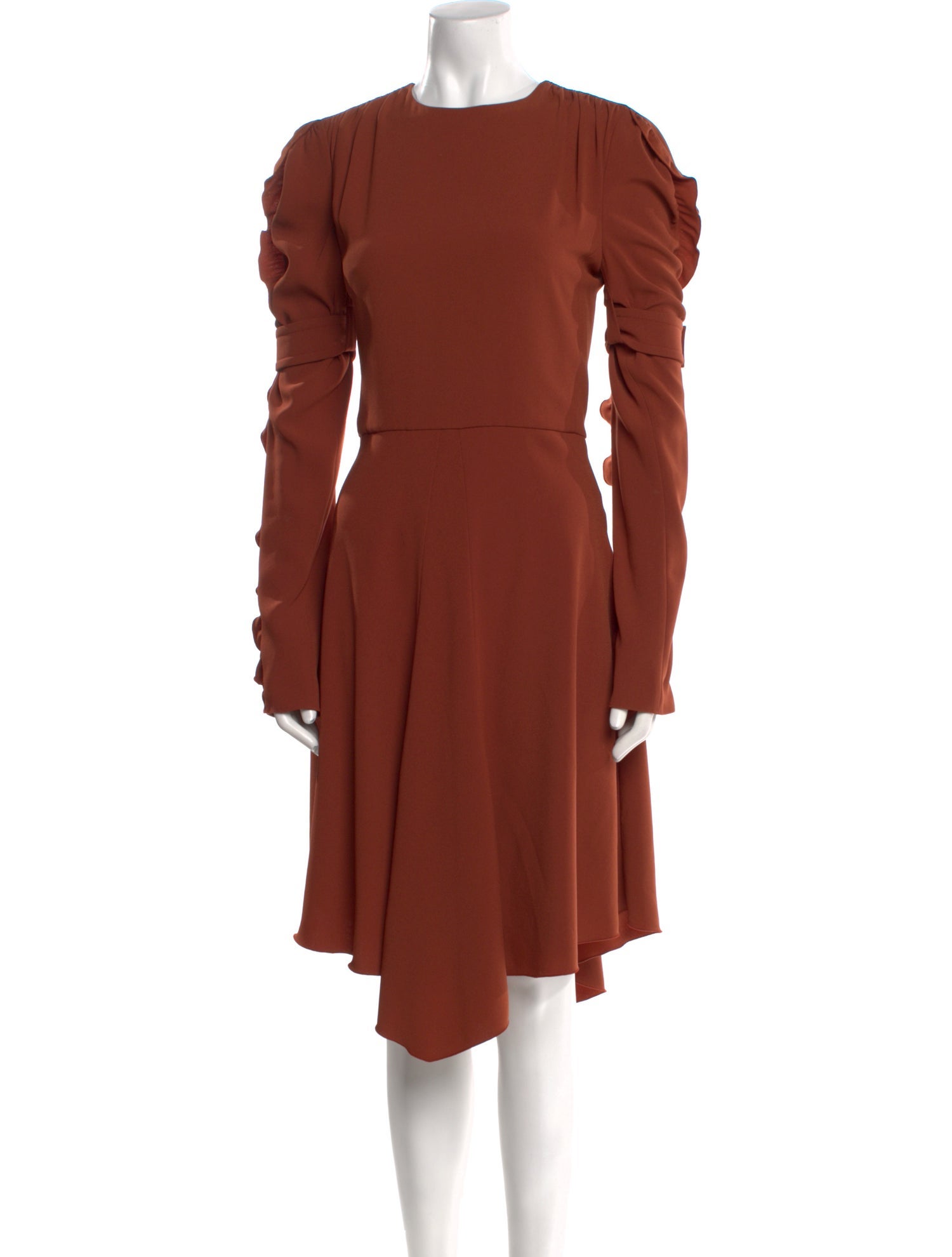 Chloé Crew Neck Midi Length Dress