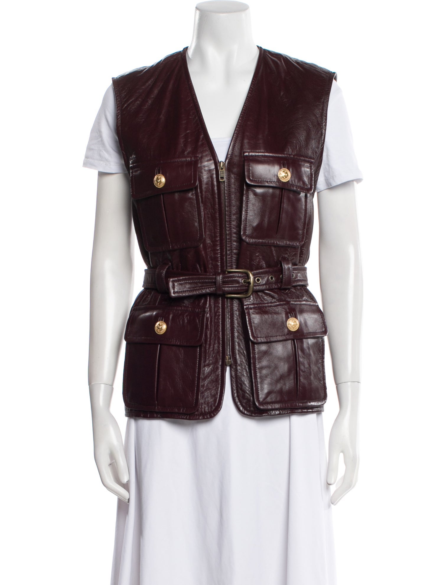 Chloé Leather Vest w/ Tags