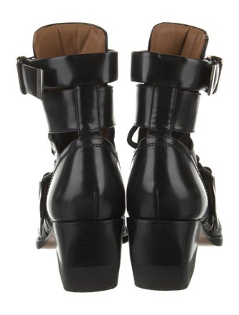 Chloé Leather Lace-Up Boots