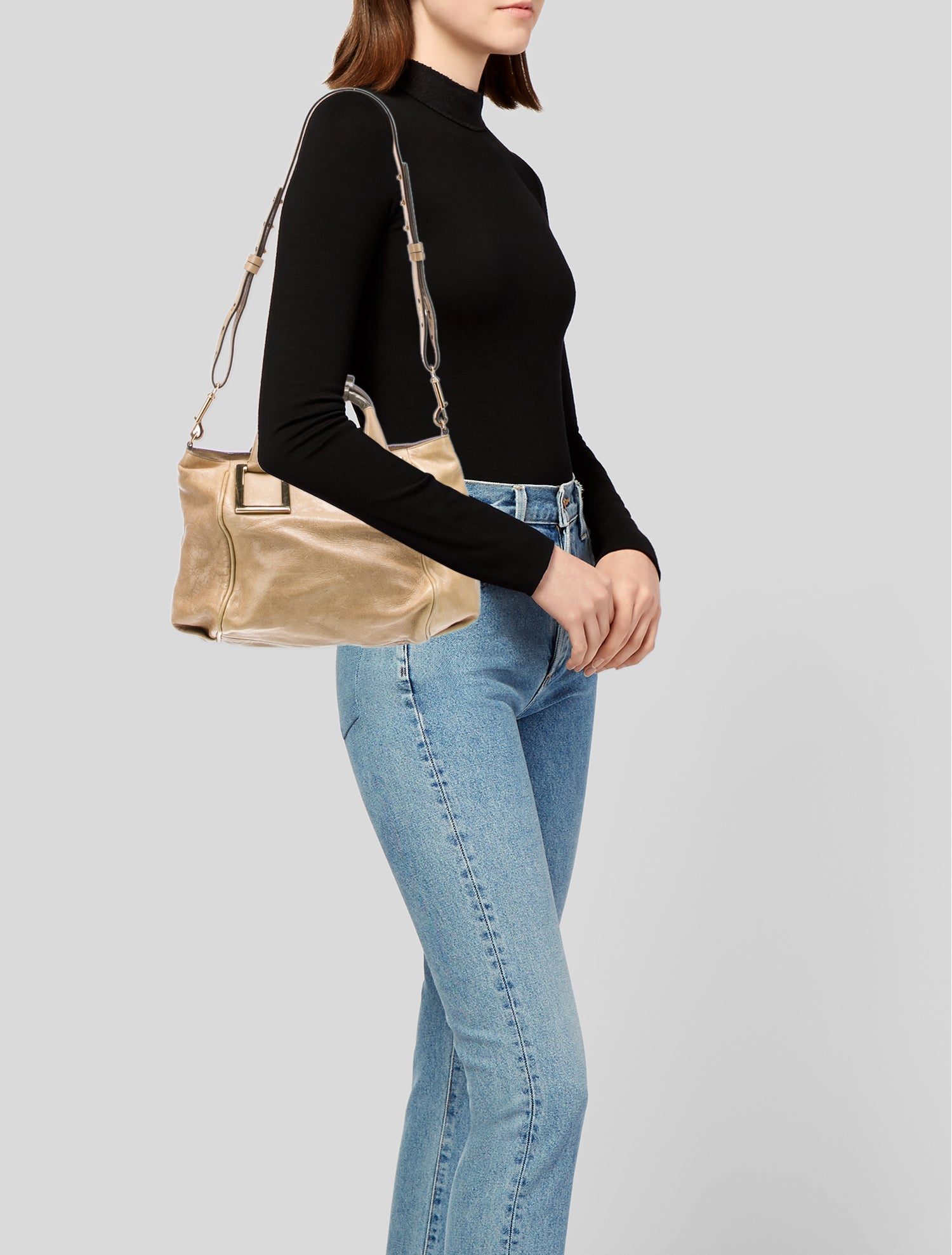 Chloé Leather Top Handle Bag