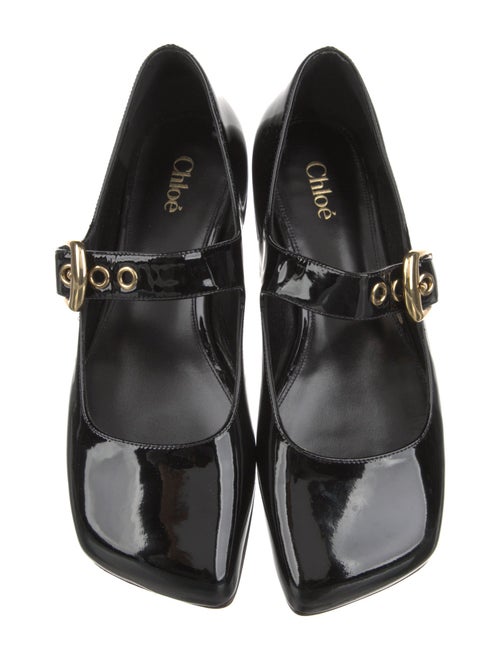 Chloé Patent Leather Mary Jane Flats