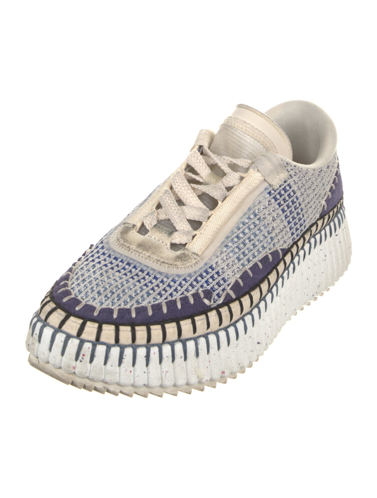Chloé Crochet Trim Sneakers w/ Tags