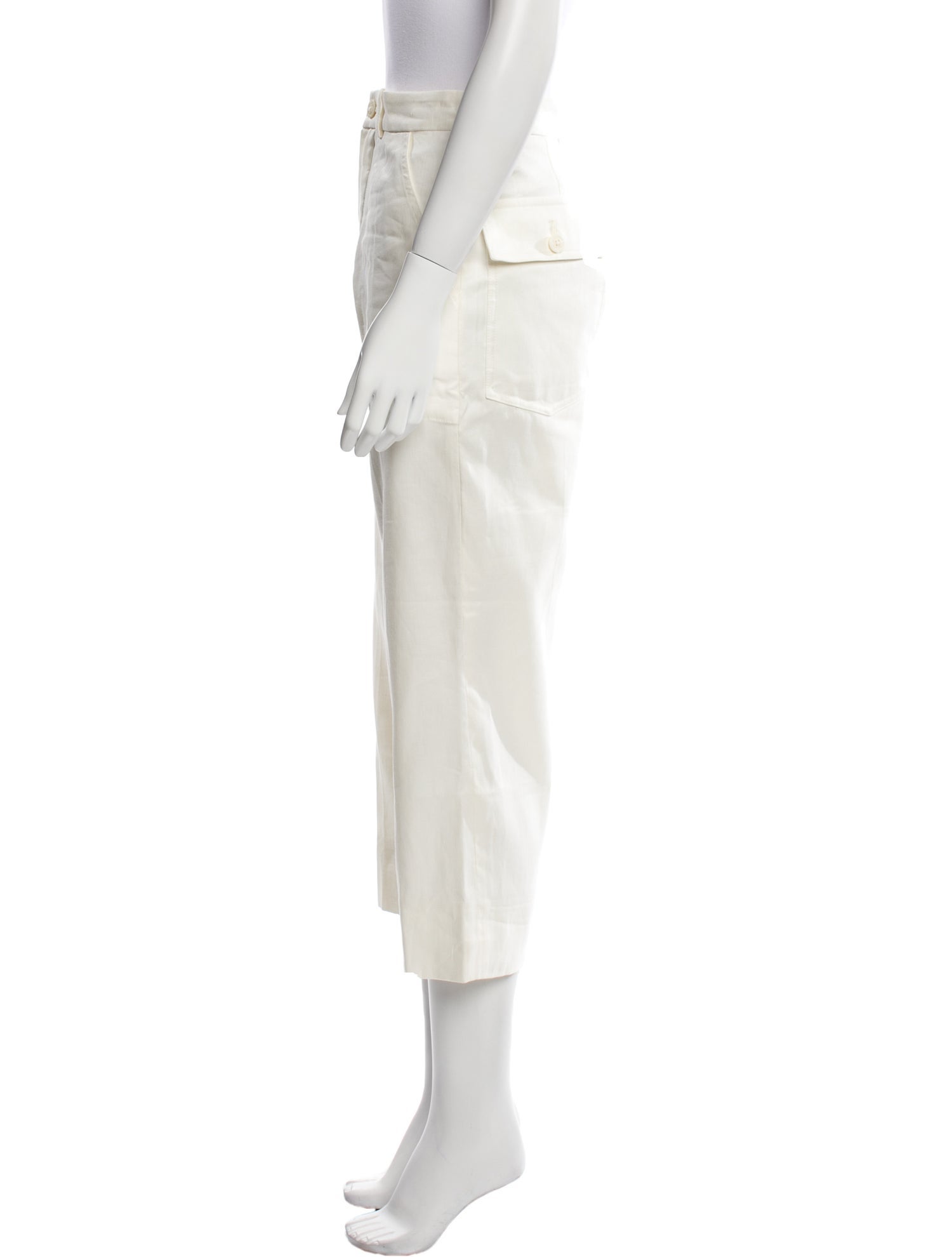 Chloé Linen Straight Leg Pants